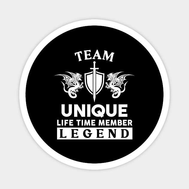 Unique Name T Shirt - Unique Life Time Member Legend Gift Item Tee Magnet by unendurableslemp118